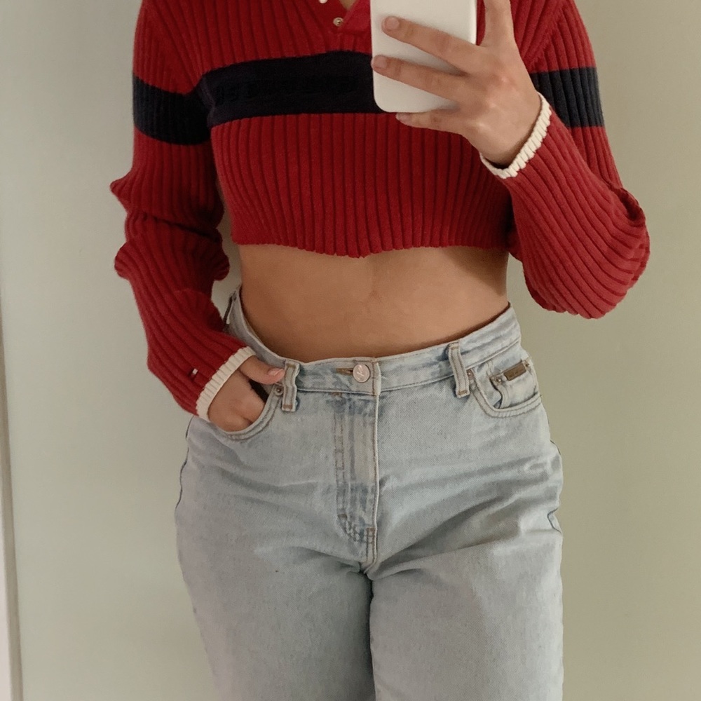 Cropped Tommy Hilfiger knit top - Picture 3 of 4